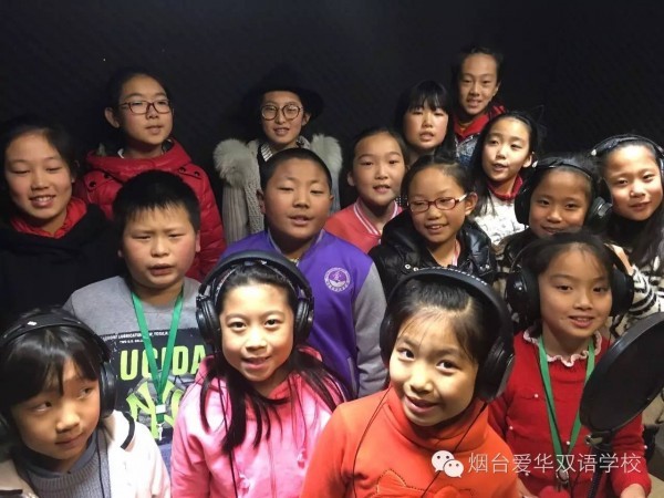 爱华道德礼仪歌录制