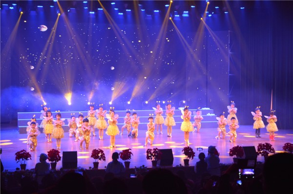 大剧院进行中的文艺汇演